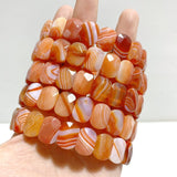 Beautiful Carnelian Cut Faceted Bracelet Wholesale - Wholesale Crystals