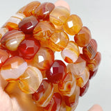 Beautiful Carnelian Cut Faceted Bracelet Wholesale -Wholesale Crystals
