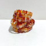 Beautiful Carnelian Cut Faceted Bracelet Wholesale -Wholesale Crystals