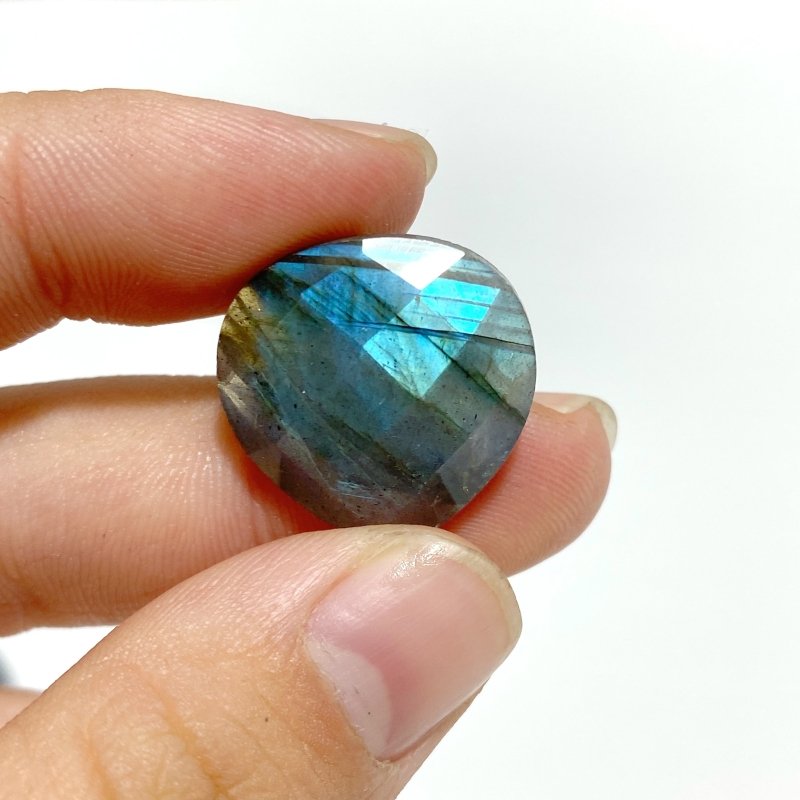 Beautiful Cut Faceted Labradorite Heart Shape DIY Pendants Wholesale - Wholesale Crystals