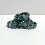 Beautiful Moss Agate Cut Faceted Bracelet Wholesale - Wholesale Crystals