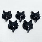 Black Obsidian Fox Face Carving Wholesale -Wholesale Crystals