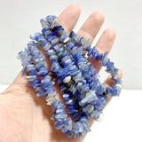 Blue Kyanite Chips Bracelets Wholesale - Wholesale Crystals
