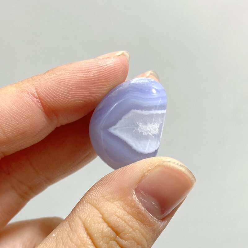 Blue Lace Agate Chips Small Tumbled Wholesale - Wholesale Crystals