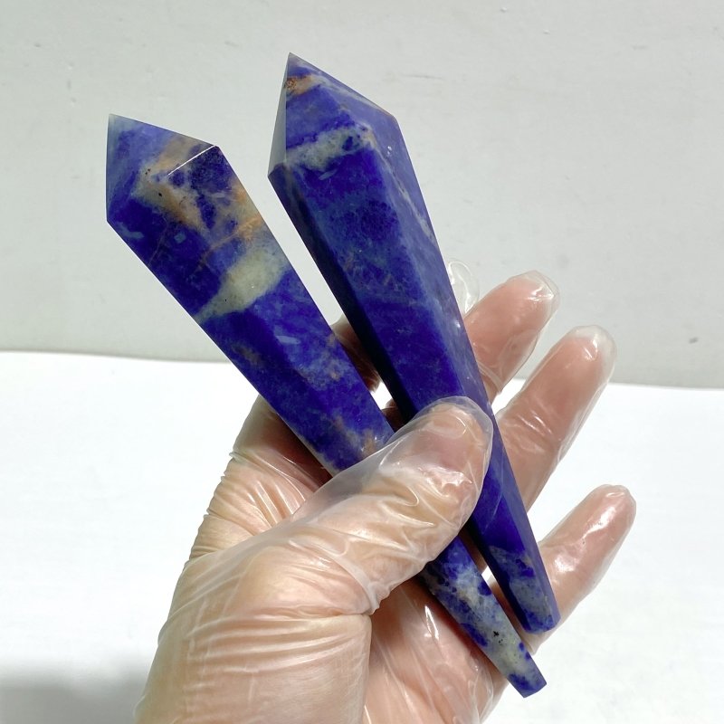 Blue Sodalite Point Magic Scepter Wand Wholesale - Wholesale Crystals