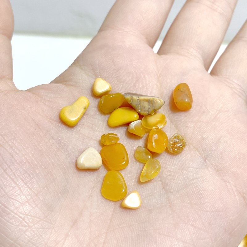 Burmese Yellow Jade Gravel Chips Wholesale -Wholesale Crystals