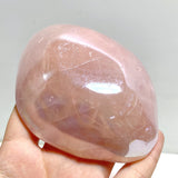 8 Pieces Aura Rose Quartz Bowl Carving