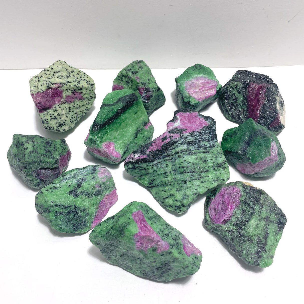 11 Pieces Large Raw Ruby Zoisite Specimen