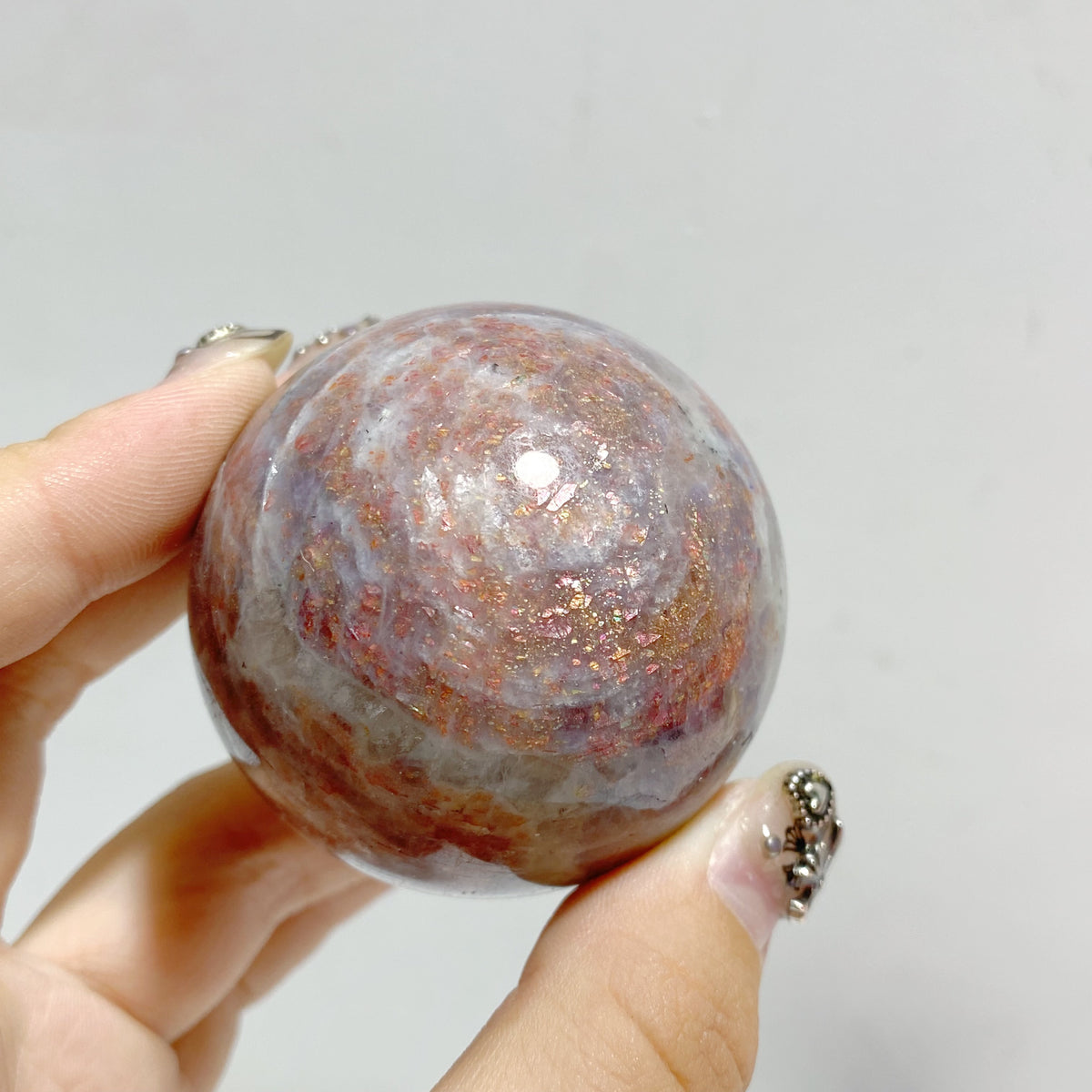 12 Pieces High Quality Sunstone Mixed Cordierite Spheres