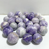 27 Pieces Purple Stripe Jasper Spheres