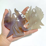 13 Pieces Geode Druzy Agate Angel Carving