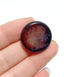 Carnelian 12 Zodiac Small Round Slices DIY Accessories - Wholesale Crystals