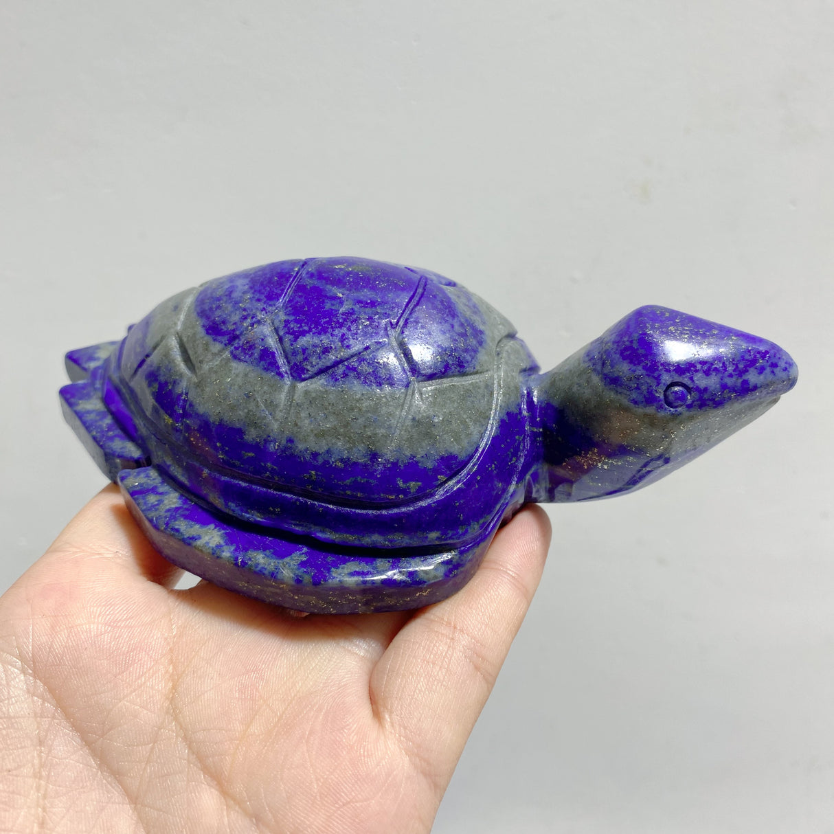 9 Pieces Lapis Lazuli Sea Turtles Carving
