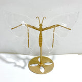 Clear Quartz Butterfly Wing Carving With Stand -Wholesale Crystals