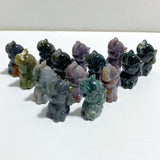 Colorful Moss Agate Elephant Crystals Carving Wholesale -Wholesale Crystals