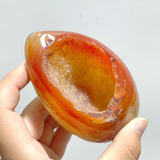 25 Pieces Beautiful Geode Druzy Carnelian