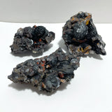 3 Pieces Raw Specularite Crystal Specimen Specular Hematite