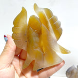 13 Pieces Geode Druzy Agate Angel Carving