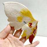 Unique Mookaite Butterfly Wing Carving With Stand