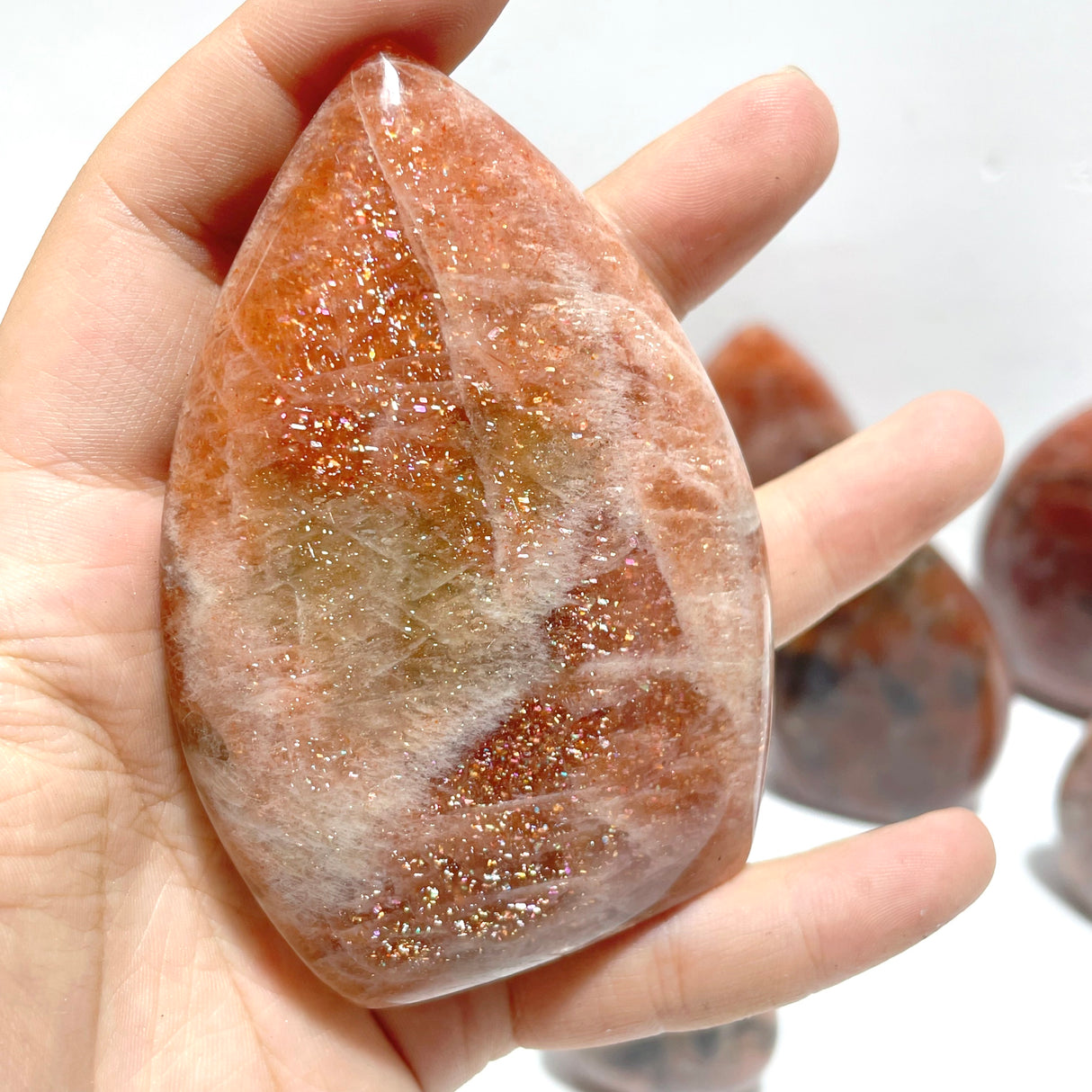 18 Pieces High Quality Sunstone Arrow Head Shape