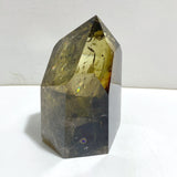 Unique Citrine Tower Point With Rainbow
