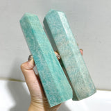 5 Pieces Large Amazonite Tower Points