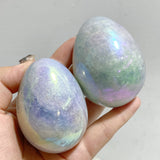 37 Pieces Aura Blue Calcite Eggs