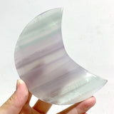 Fluorite Moon Carving With Stand Wholesale