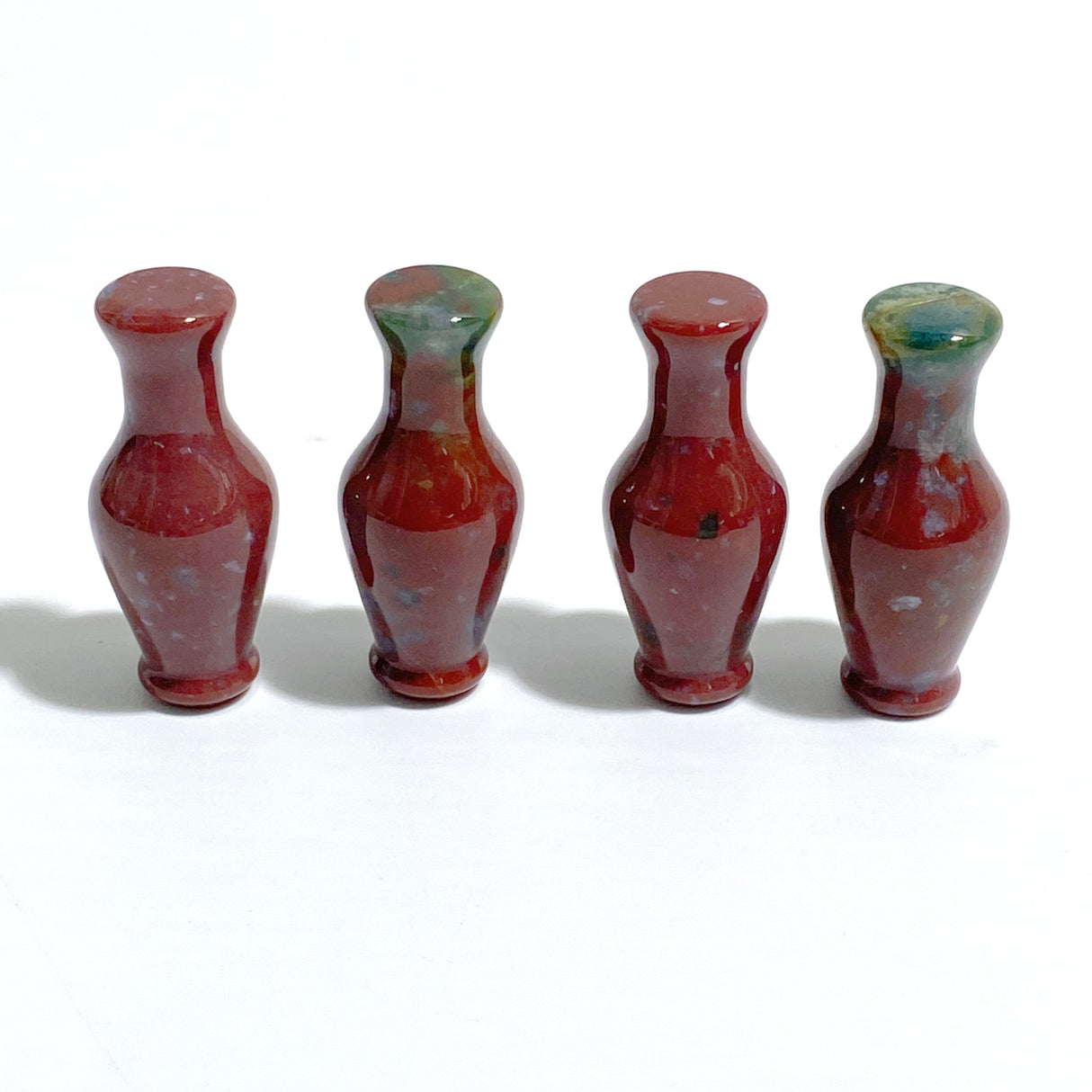 2 Types Vase Carving Wholesale Ocean Jasper Rhodonite
