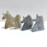 4 Pieces Clear Quartz Cluster Unicorn Carving
