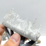 7 Pieces Clear Quartz Cluster Dendroid Guard Carving