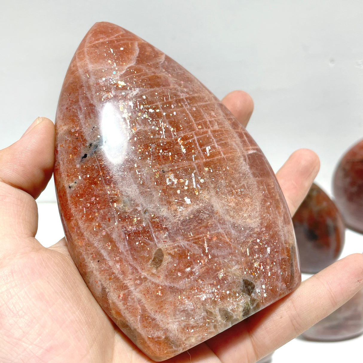 18 Pieces High Quality Sunstone Arrow Head Shape
