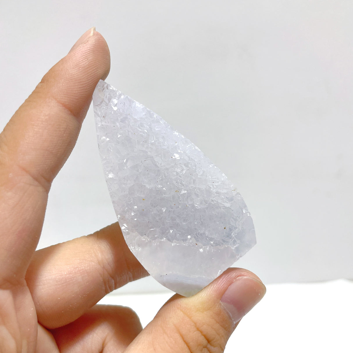 21 Pieces Blue Chalcedony Arrow Head Shape