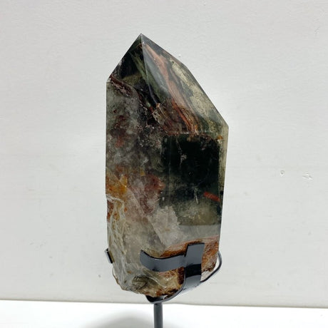 Garden Quartz Raw Bottom Point With Stand 2 - Wholesale Crystals