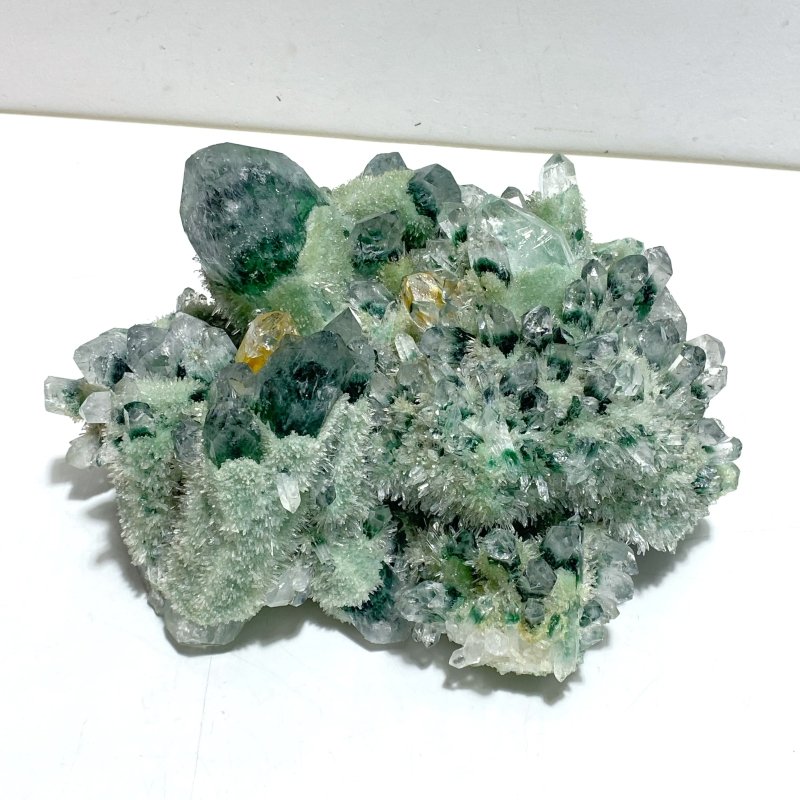 Green Crystal Cluster Man Made Crystal - Wholesale Crystals