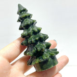 Green Jade Christmas Tree Carving Wholesale - Wholesale Crystals