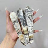 Grey Yellow Calcite Point Magic Wand Scepter Wholesale - Wholesale Crystals