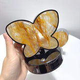 Hematoid Quartz LED Table Lamp Moon Heart & Butterfly Shape - Wholesale Crystals