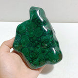 High Quality Beautiful Polished Malachite With Stand -Wholesale Crystals