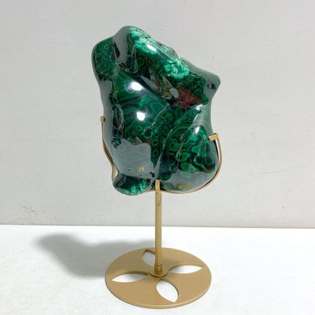 High Quality Polished Malachite Home Decor With Stand -Wholesale Crystals