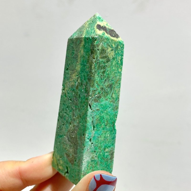 Indonesia Turquoise Four - sided Tower Point Wholesale - Wholesale Crystals
