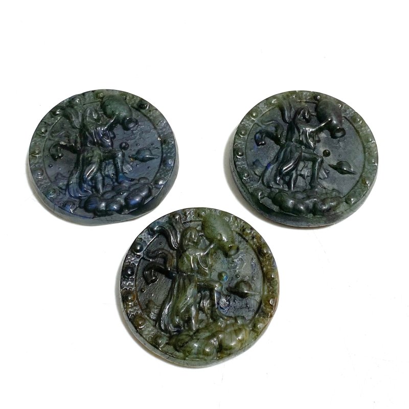 Labradorite Constellation Carving Clearance - Wholesale Crystals
