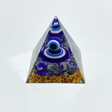 Lapis Lazuli Evil Eye Orgone Pyramid Wholesale - Wholesale Crystals