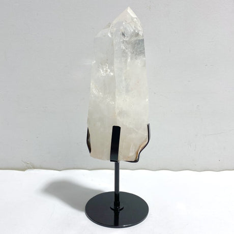Large Clear Quartz Double Point Raw Bottom With Stand -Wholesale Crystals