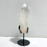 Large Clear Quartz Double Point Raw Bottom With Stand -Wholesale Crystals