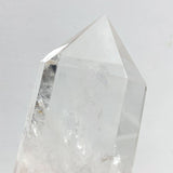 Large Clear Quartz Point Raw Bottom With Stand -Wholesale Crystals