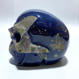 Large Geode Druzy Agate Skull Crystal Carving - Wholesale Crystals