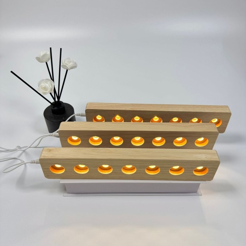 LED Wooden Crystal Stands 4 - Wholesale Crystals