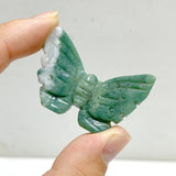 Moss Agate Butterfly Carving Wholesale -Wholesale Crystals