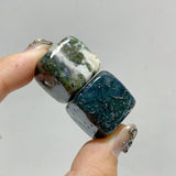 Moss Agate Cube Tumbled Wholesale -Wholesale Crystals